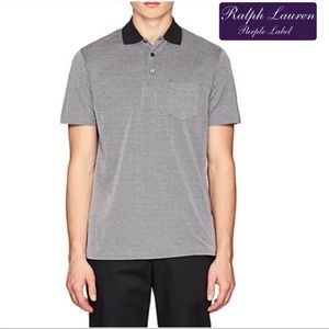 RALPH LAUREN - Purple label Coal heath polo, XL